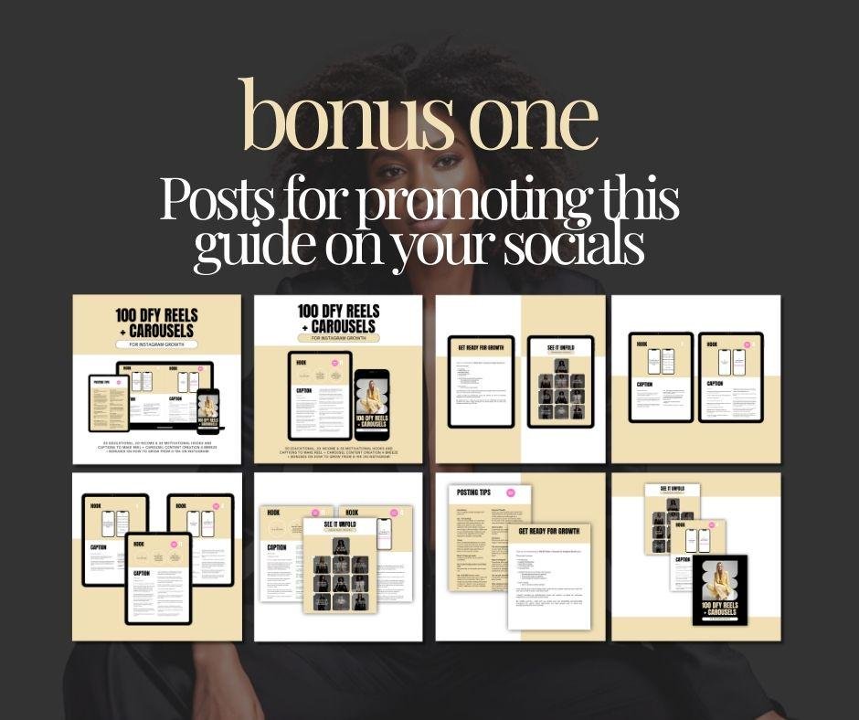 DFY Reels and Carousels for Instagram - MRR & PLR - Images & Reels - Boundless PLR