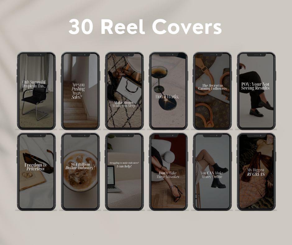 Vol 3: Instagram Reels, Hooks, Captions & Covers | Editable PLR & MRR - Boundless PLR