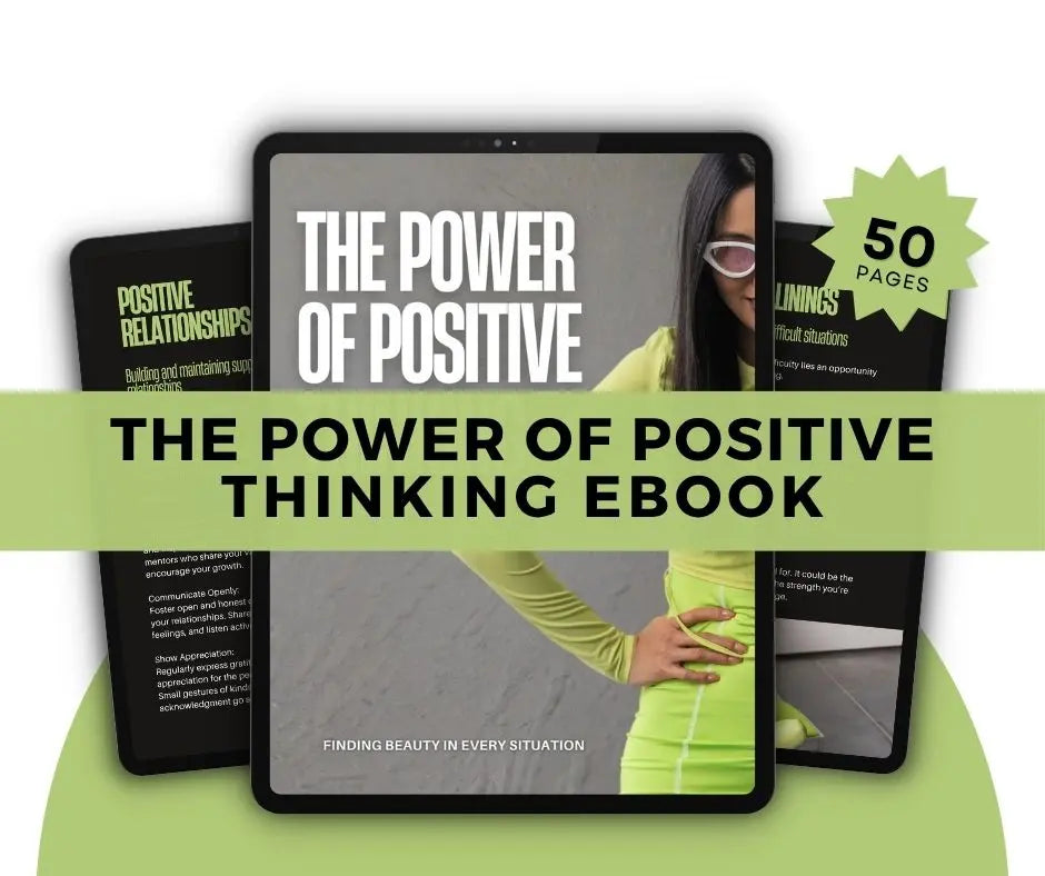 The Power of Positive Thinking Ebook | Canva Editable with PLR + MRR Boundless PLR