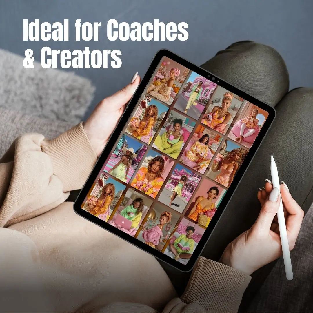The Content Girl | 110+ Strategy-Led Premium AI Stock Images for Digital Creators, Brands & Educators (Includes PLR + MRR) Boundless PLR