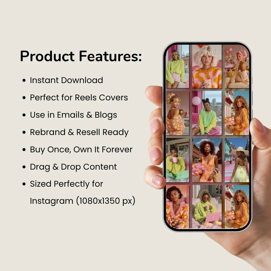 The Content Girl | 110+ Strategy-Led Premium AI Stock Images for Digital Creators, Brands & Educators (Includes PLR + MRR) Boundless PLR