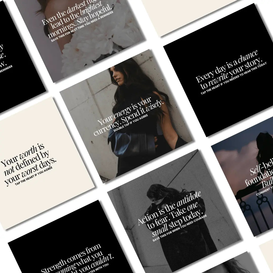 Momentum Mastery Affirmation Bundle, PLR Canva Templates, MRR Affirmation Content for Digital Product Sellers, Entrepreneurs