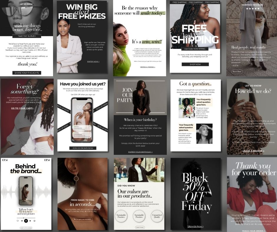 30 Done-for-You Email Templates | Canva Editable | MRR & PLR Resell Rights - MRR Marketing - Boundless PLR