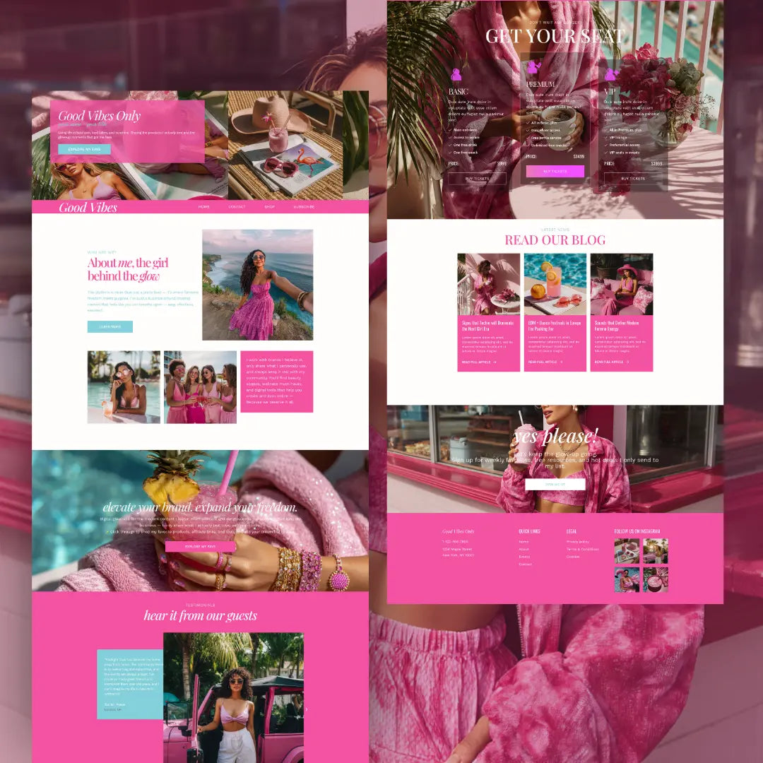 Hot Tropics Systeme.io Funnel Template + MRR/PLR Resell Rights + Bonus Stock Photos Boundless PLR