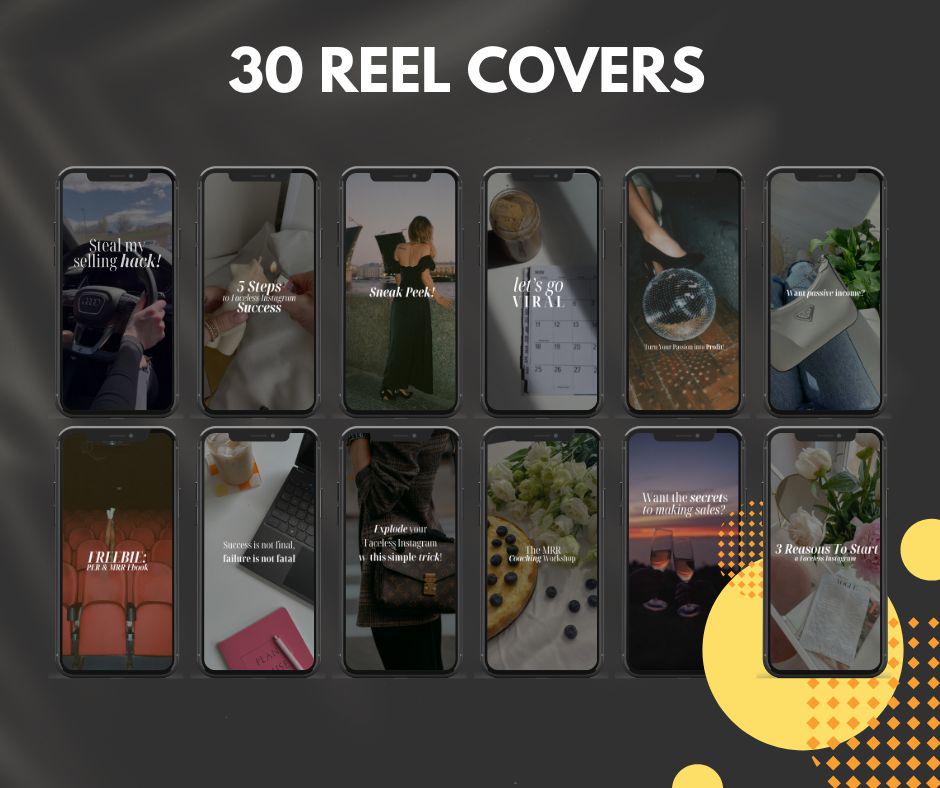 Reel Ready: Instagram Hooks, Captions & Covers | Editable PLR & MRR - DFY Reels - Master Resell Rights - Boundless PLR