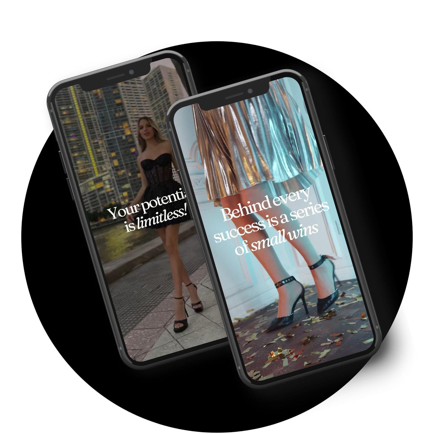 30 Motivational Reels with PLR & MRR | Instagram TikTok Pinterest | Canva Editable Templates - Boundless PLR