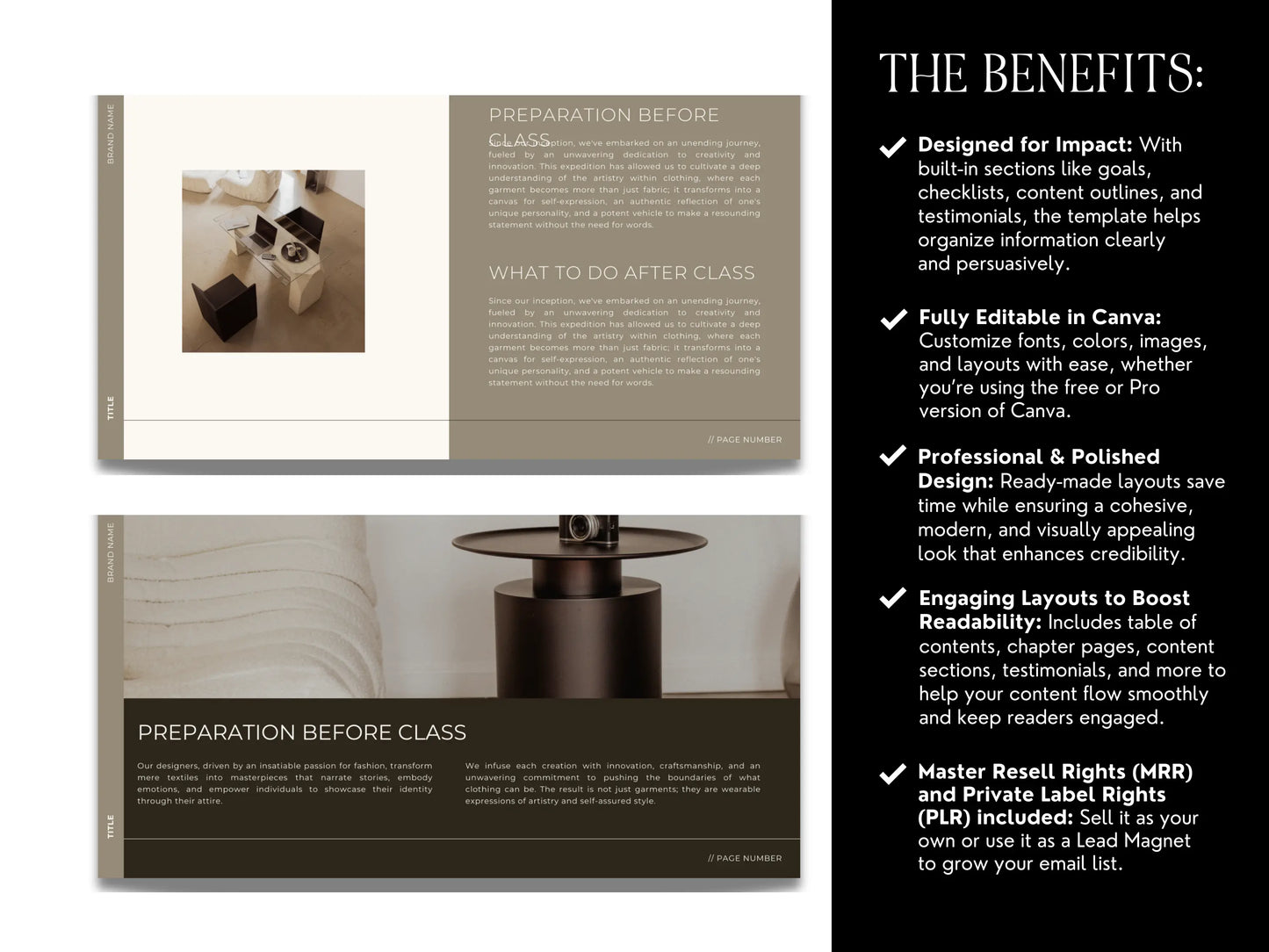 Canva Editable Slide Deck Template – 150 Slides | MRR & PLR Resell Rights + Bonus Pinterest Mastery Guide Boundless PLR