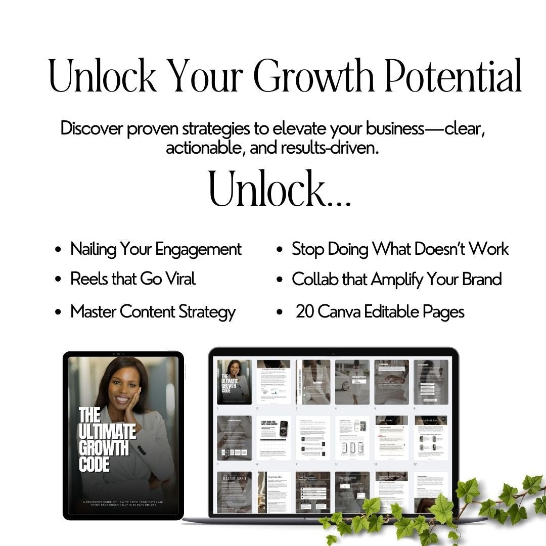 Digital Growth Accelerator Bundle | 7-Day Launch Blueprint | Email Marketing Templates | Instagram Growth Guide | PLR & MRR