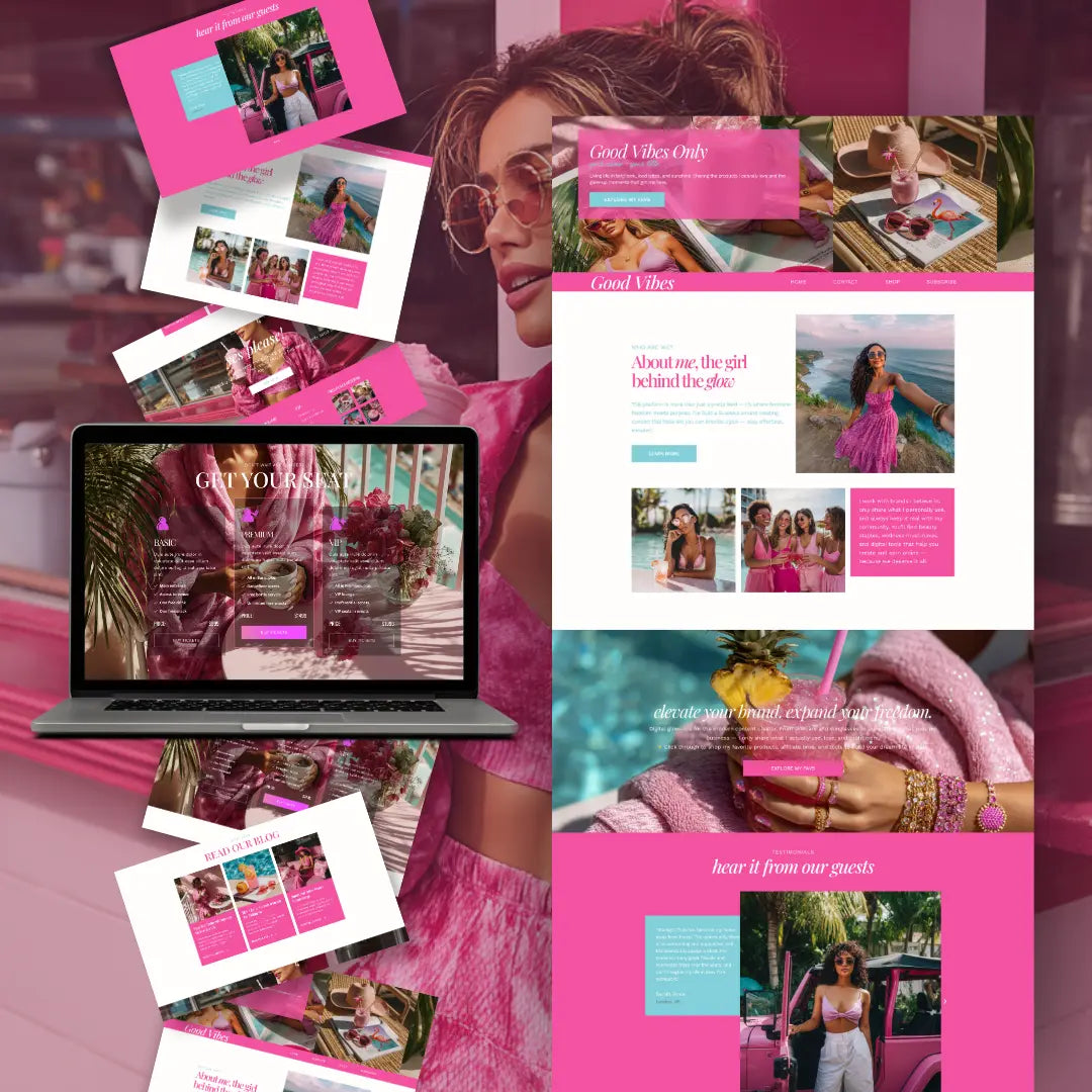 Hot Tropics Systeme.io Funnel Template + MRR/PLR Resell Rights + Bonus Stock Photos Boundless PLR