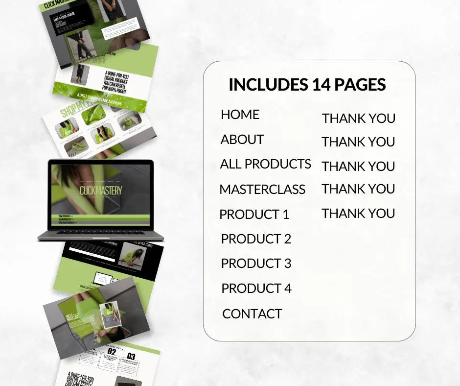 Click Mastery Systeme.io Website Template – Done-for-You Digital Product Funnel for PLR & MRR Sellers Boundless PLR