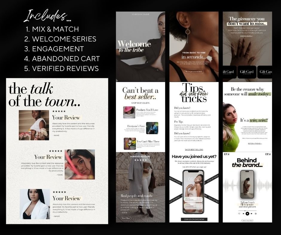 30 Done-for-You Email Templates | Canva Editable | MRR & PLR Resell Rights - MRR Marketing - Boundless PLR