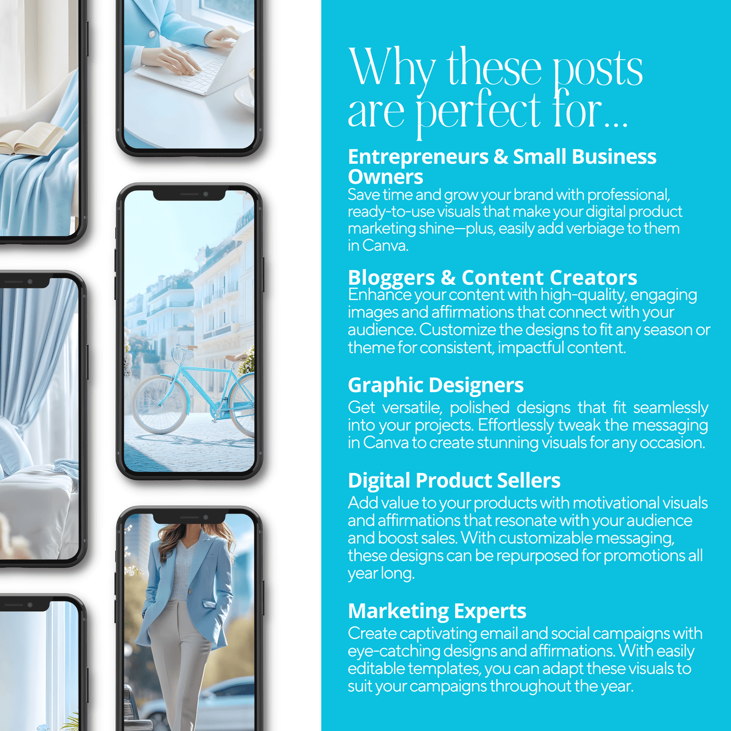Coastal Chic Collection: 50 Blue-Toned Aesthetic Photos with Resell Rights (MRR & PLR) - Ai Stock Images - Boundless PLR