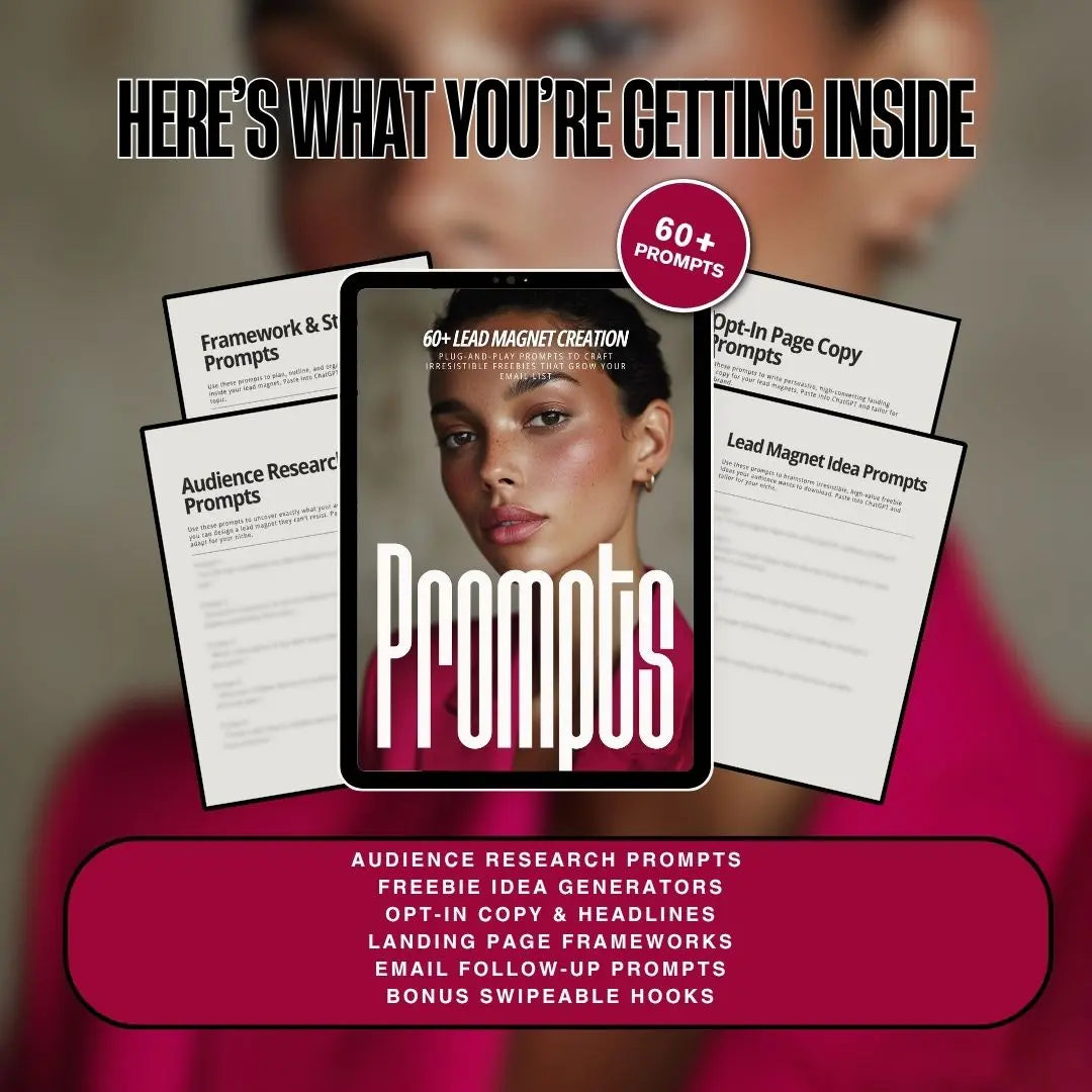 60+ Lead Magnet Creation AI Prompts – Plan, Write & Promote High-Converting Freebies Boundless PLR