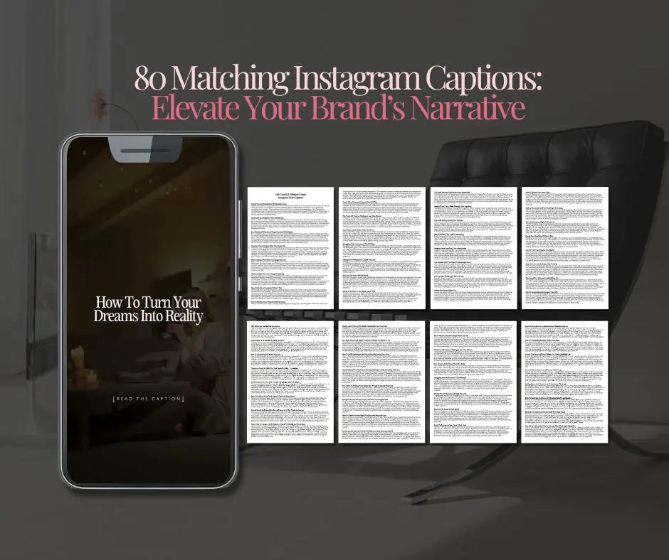Life & Mindset Reels & Captions – 80 Done-for-You Instagram Posts with MRR + PLR Boundless PLR
