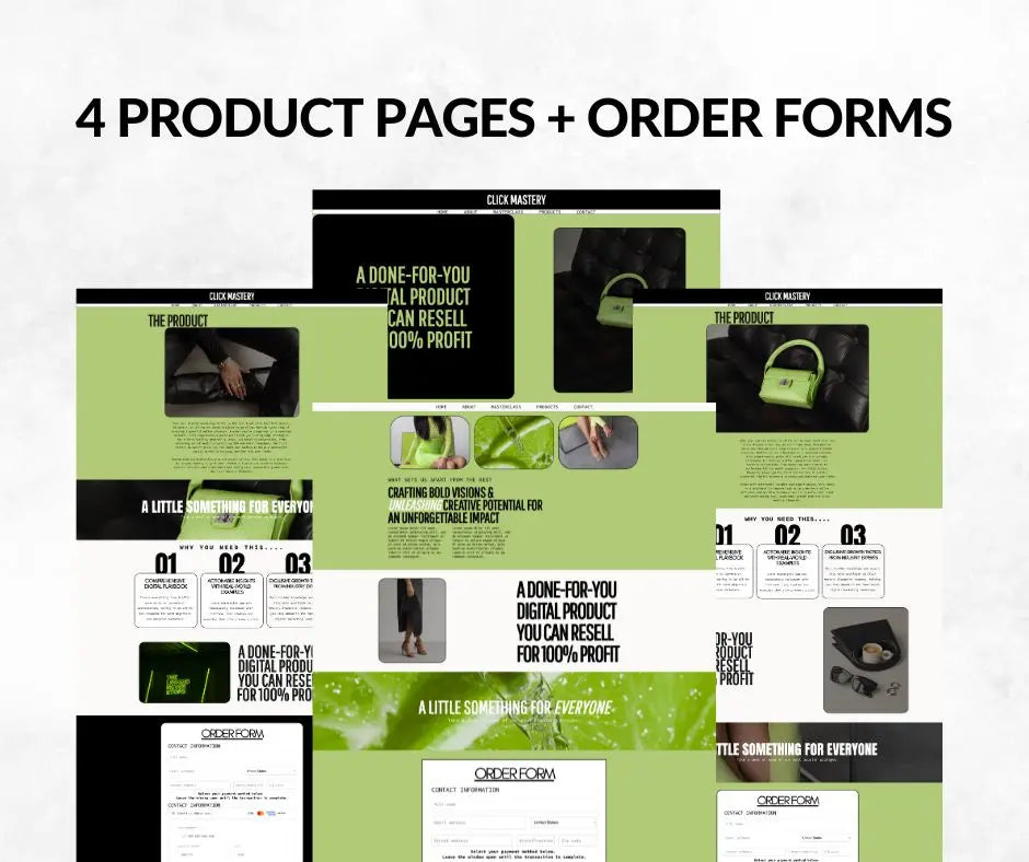Click Mastery Systeme.io Website Template – Done-for-You Digital Product Funnel for PLR & MRR Sellers Boundless PLR