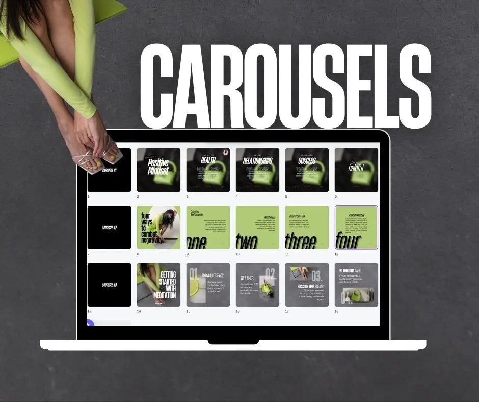 Positivity Pop Social Media Bundle | Canva Templates with PLR + MRR Rights Boundless PLR