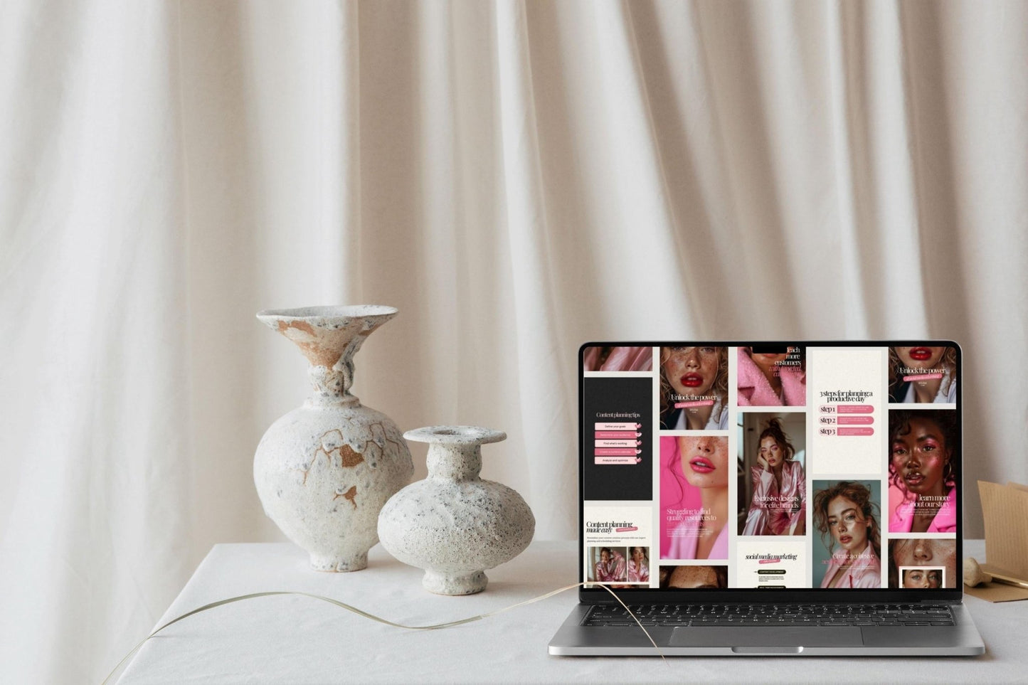 60 Elevated Chic Social Media Templates – Fully Editable in Canva with PLR & MRR - Instagram Template - Boundless PLR