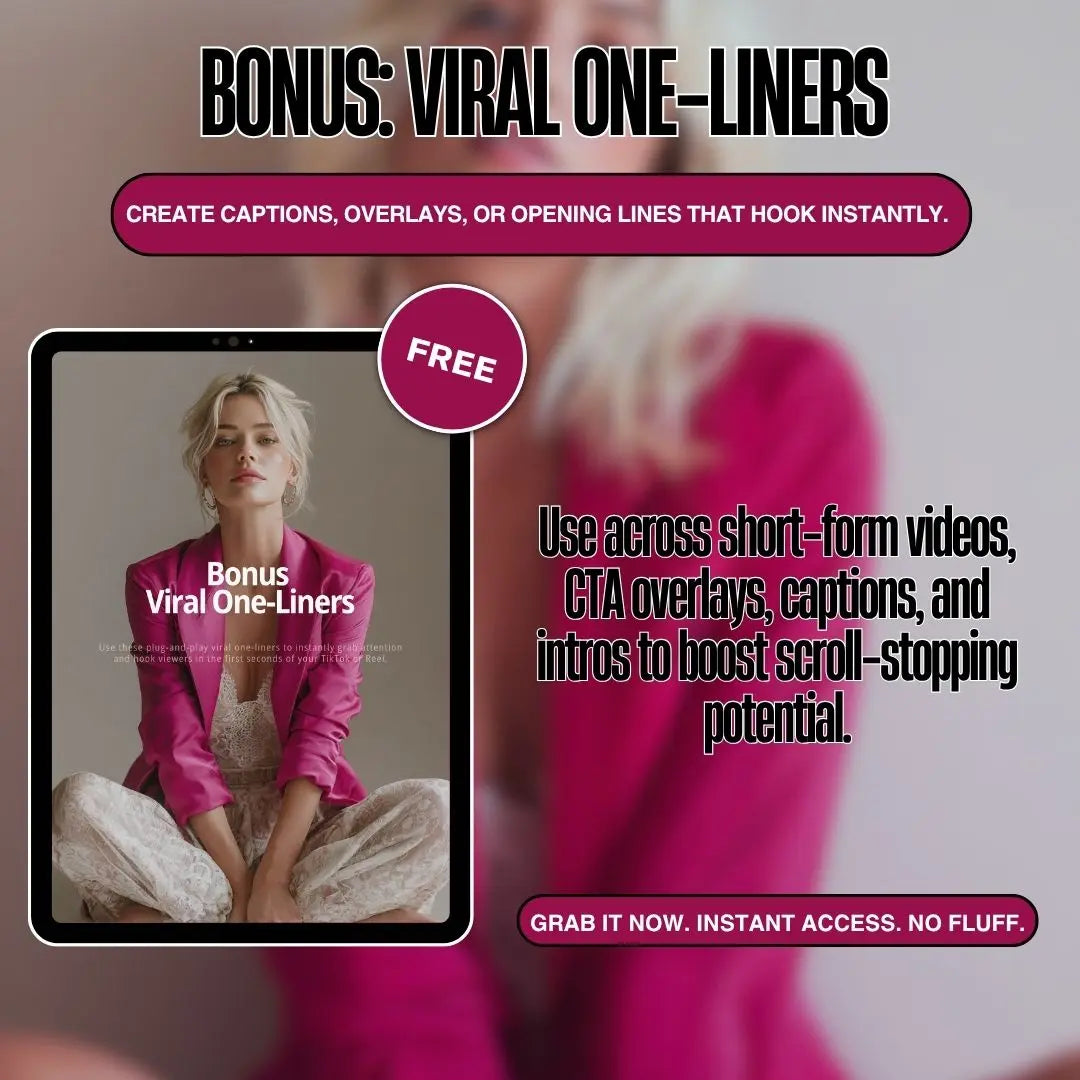 75+ TikTok & Reels Viral AI Prompts Pack – Plug-and-Play Short-Form Content Generator Boundless PLR