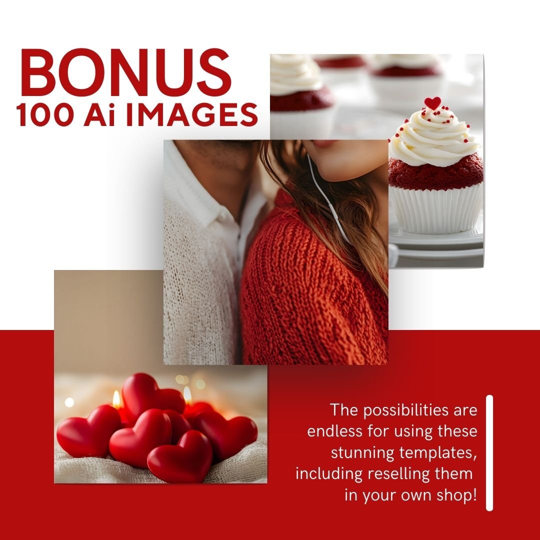 Valentine’s Day Instagram PLR & MRR Templates - Boundless PLR