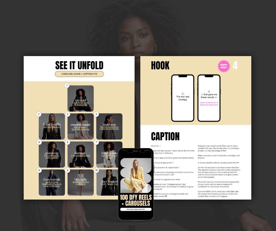 DFY Reels and Carousels for Instagram - MRR & PLR - Images & Reels - Boundless PLR