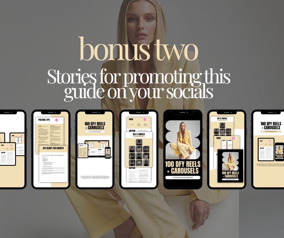 DFY Reels and Carousels for Instagram - MRR & PLR - Images & Reels - Boundless PLR
