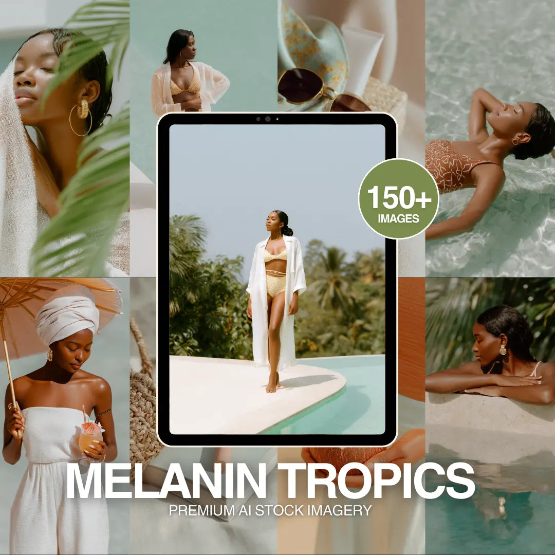 Melanin Tropics Systeme.io Funnel – 1-Page Funnel with MRR & PLR + Bonus Mockups Boundless PLR