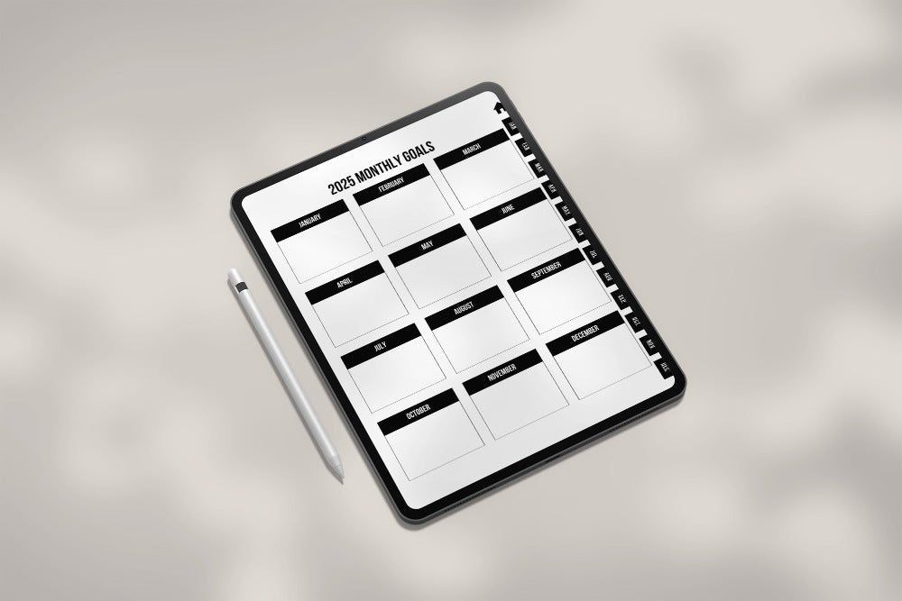 2025–2026 Digital Monthly & Weekly Planner Hyperlinked | Canva Editable | PLR & MRR Included Boundless PLR