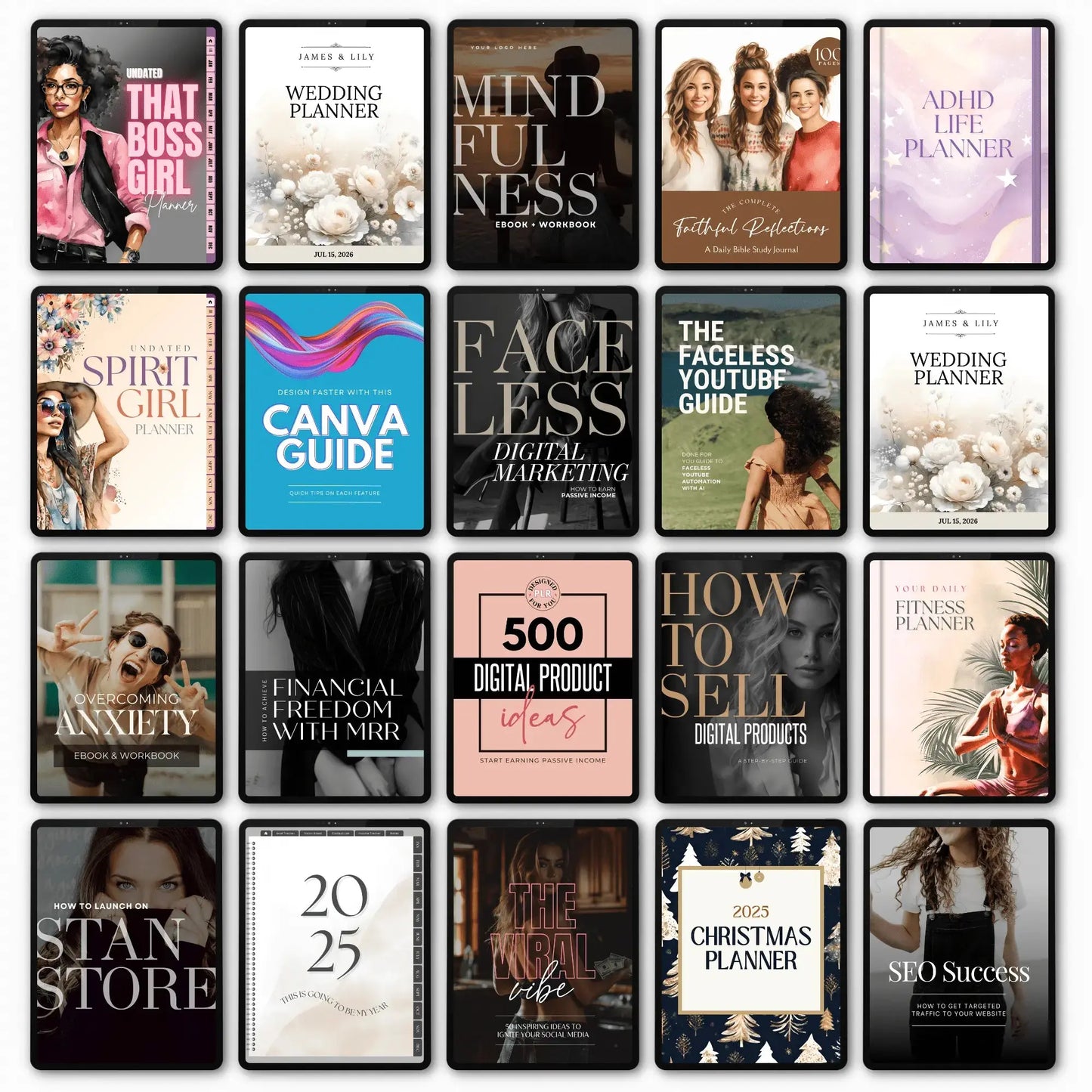 Digital Planner Mega Vault – 50+ PLR Digital Planners Bundle, Journals & Guides with MRR & PLR Resell Rights - Boundless PLR