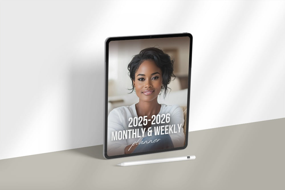2025–2026 Digital Monthly & Weekly Planner Hyperlinked | Canva Editable | PLR & MRR Included Boundless PLR