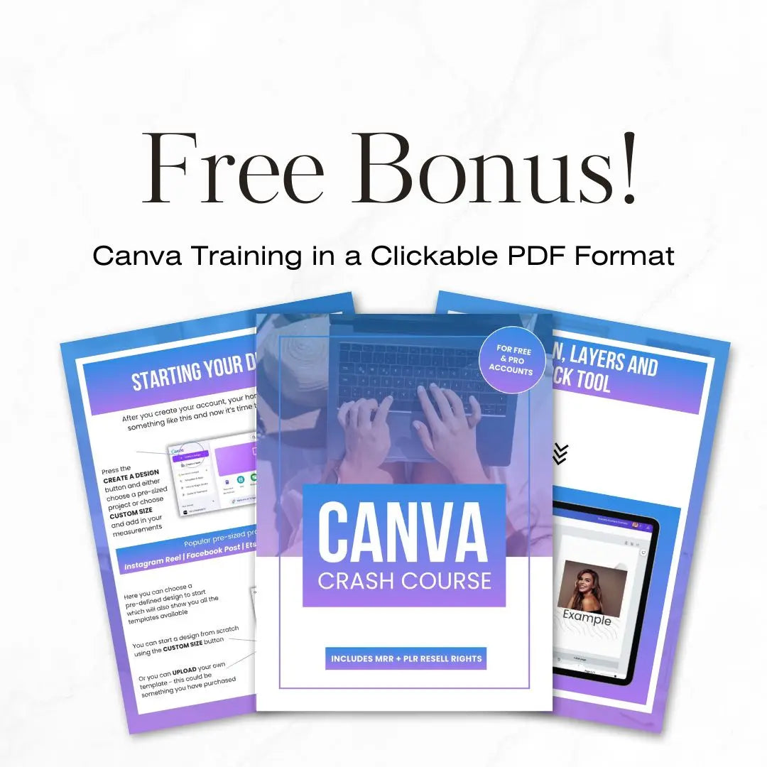 Canva AI Mastery Course with PLR & MRR | Resell-Ready Training + Bonus Guide Boundless PLR