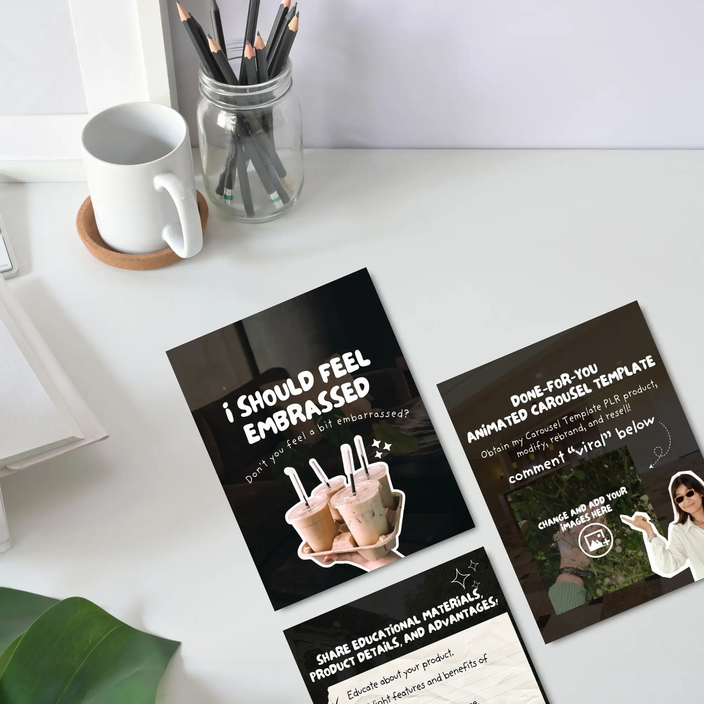 106 Animated Instagram Carousel Canva Templates – Editable with PLR/MRR Resell Rights Boundless PLR