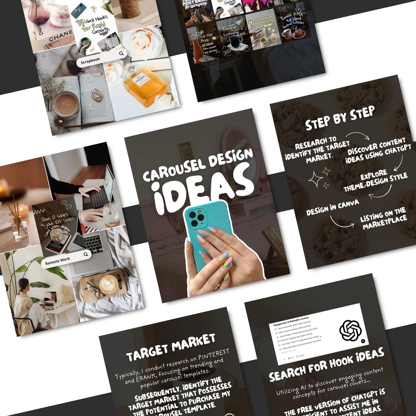 106 Animated Instagram Carousel Canva Templates – Editable with PLR/MRR Resell Rights Boundless PLR