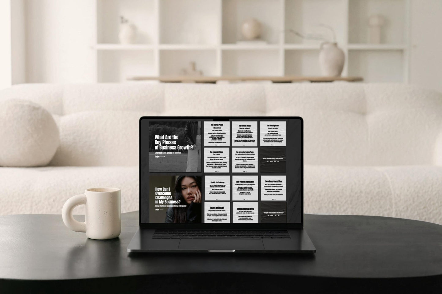 Brand Builder Carousel Pack | Editable Canva PLR & MRR Templates - PLR Instagram Templates - Boundless PLR