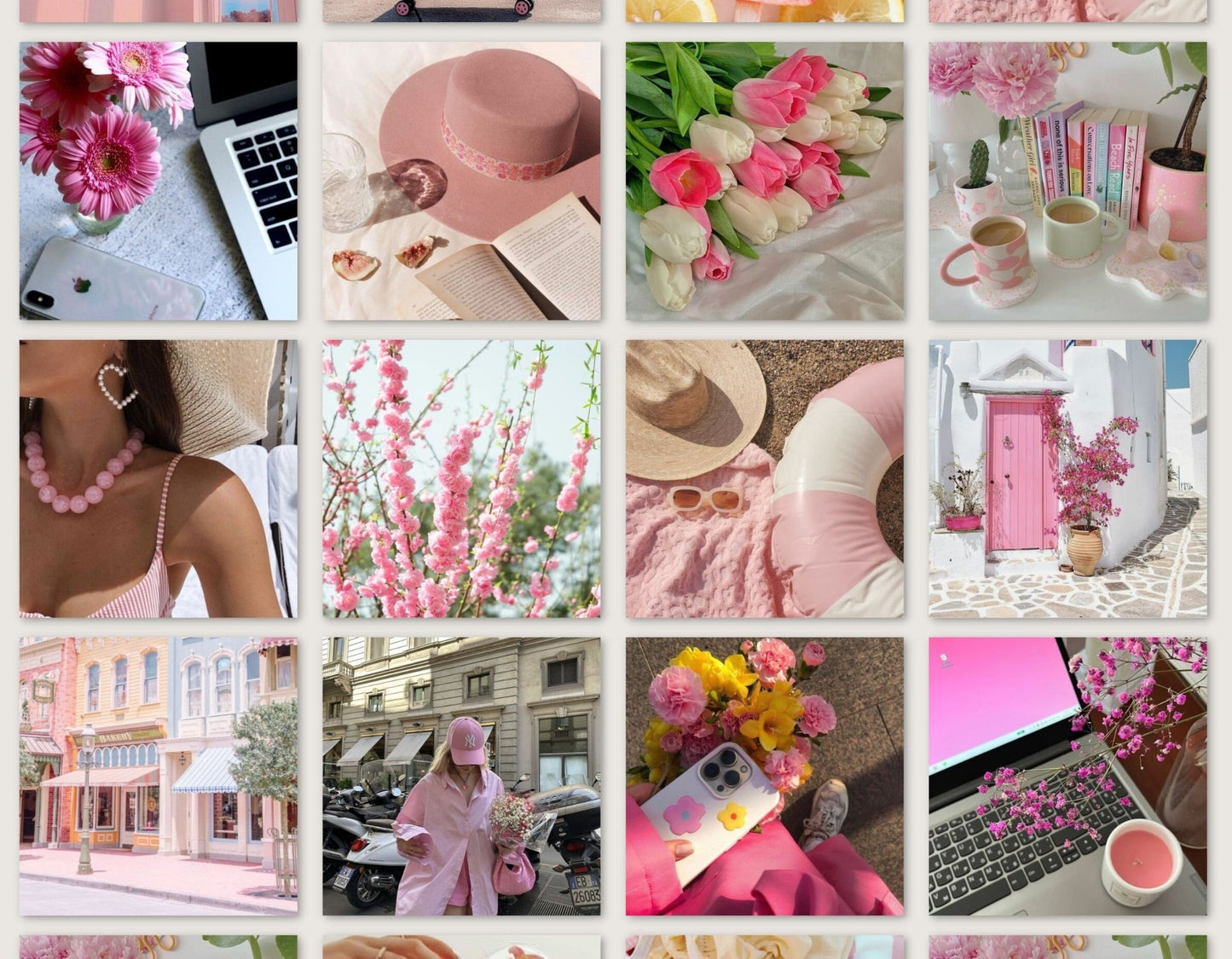 Pink Boho Aesthetic Social Media Images | 170+ MRR PLR Stock Photos - Ai PLR Stock Photos - Boundless PLR