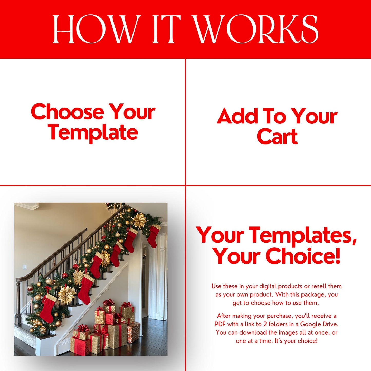 Aesthetic Red Christmas Stock Photos | 350+ PLR & MRR Images - Ai Stock Images - Boundless PLR