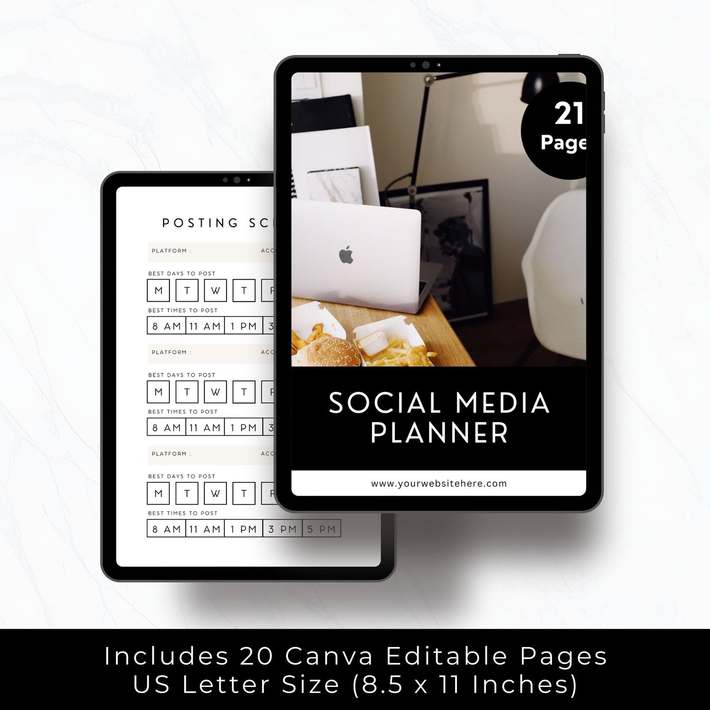 Social Media Content Calendar Template for Google Sheets with PLR & MRR