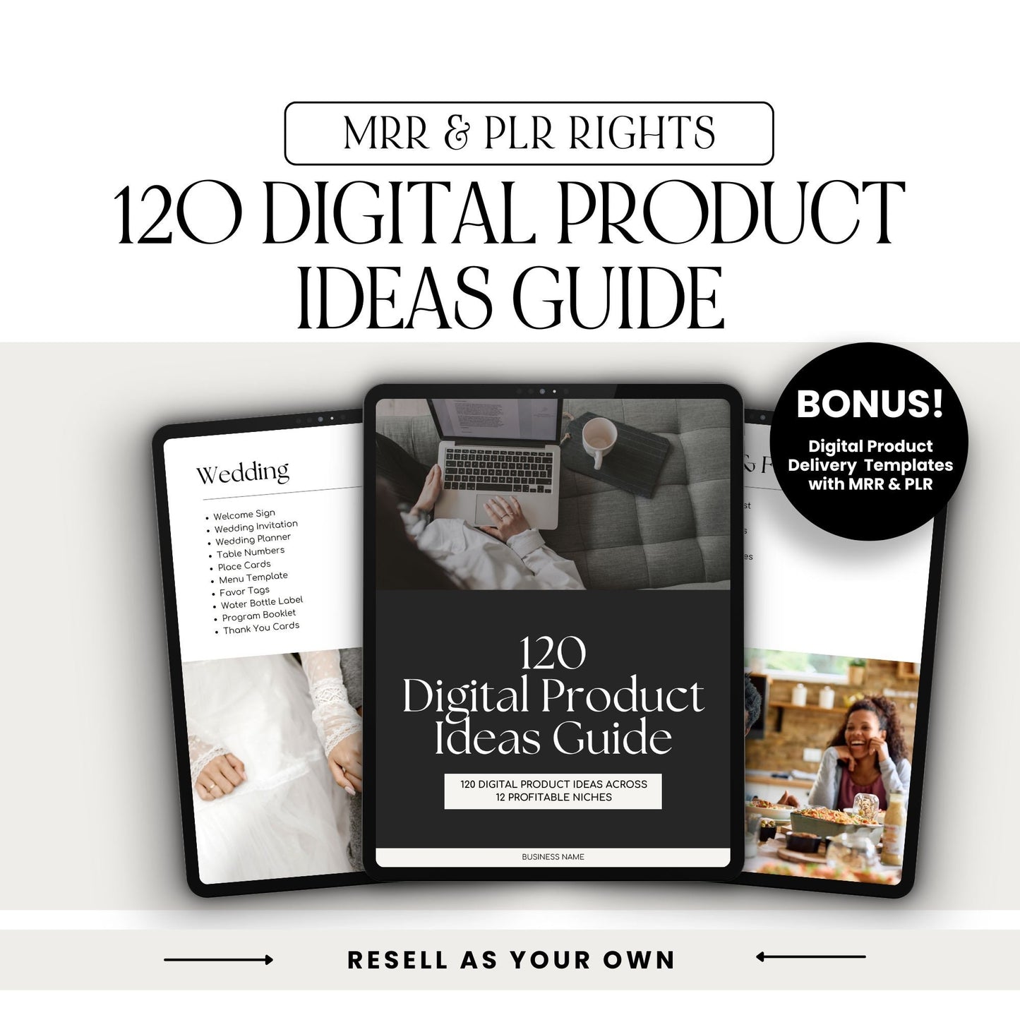 120 Digital Product Ideas eBook – Your Ultimate Guide to Profitable Niches
