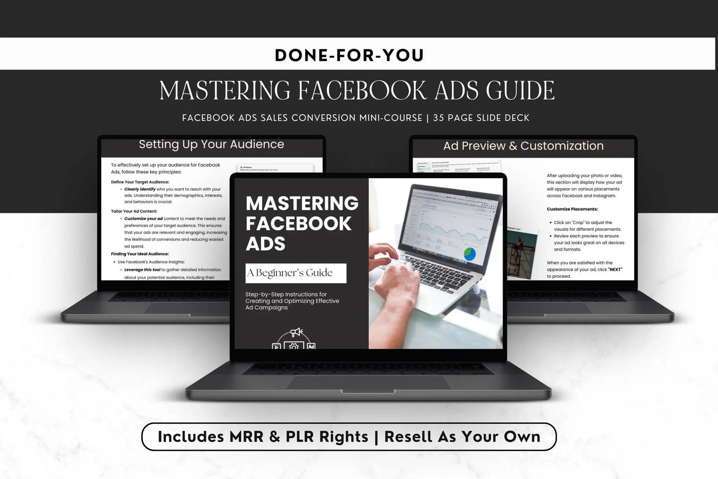 Mastering Facebook Ads: A Beginner's Guide with PLR & MRR - Boundless PLR