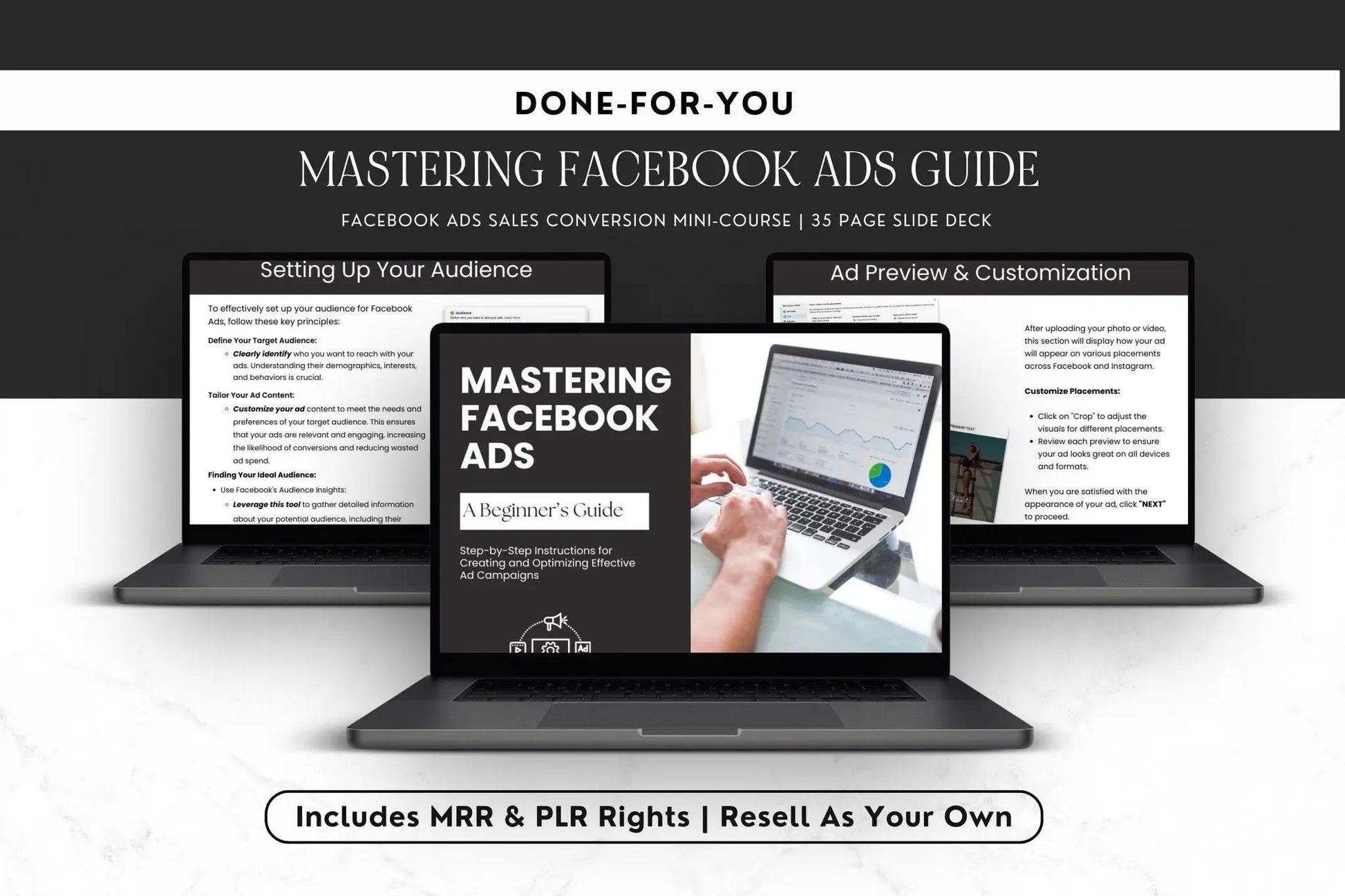Mastering Facebook Ads: A Beginner's Guide with PLR & MRR - Boundless PLR