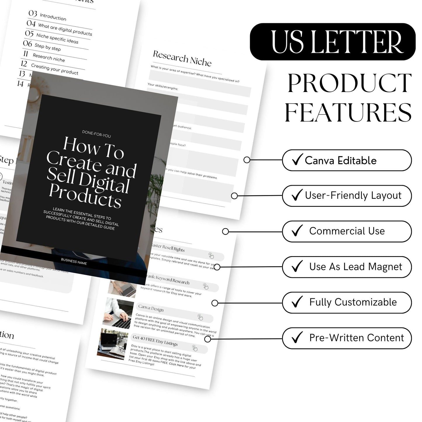 How to Create and Sell Digital Products eBook - PLR & MRR