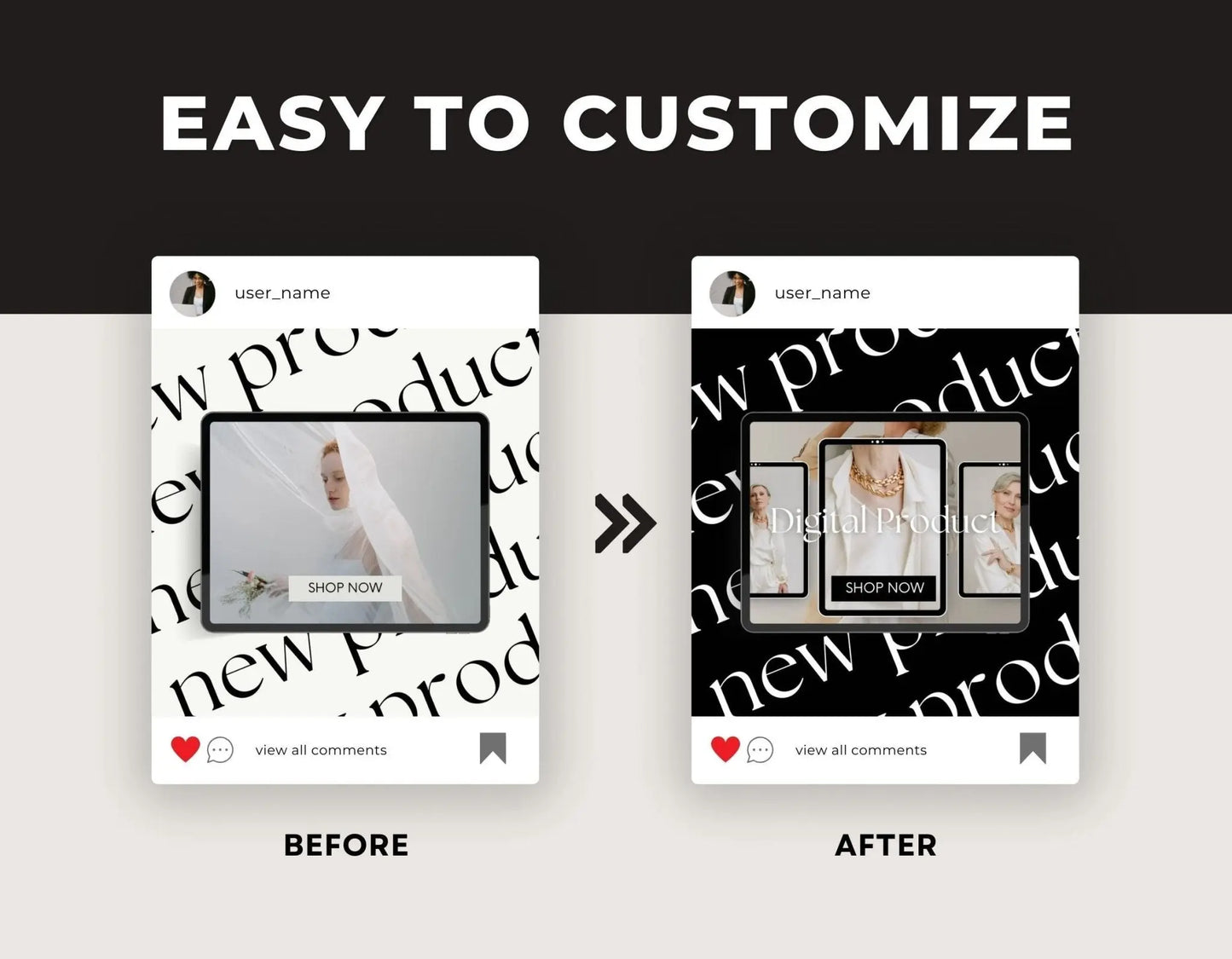 Instagram Post Templates for Digital Product Sellers | PLR + MRR Resell Rights - Boundless PLR