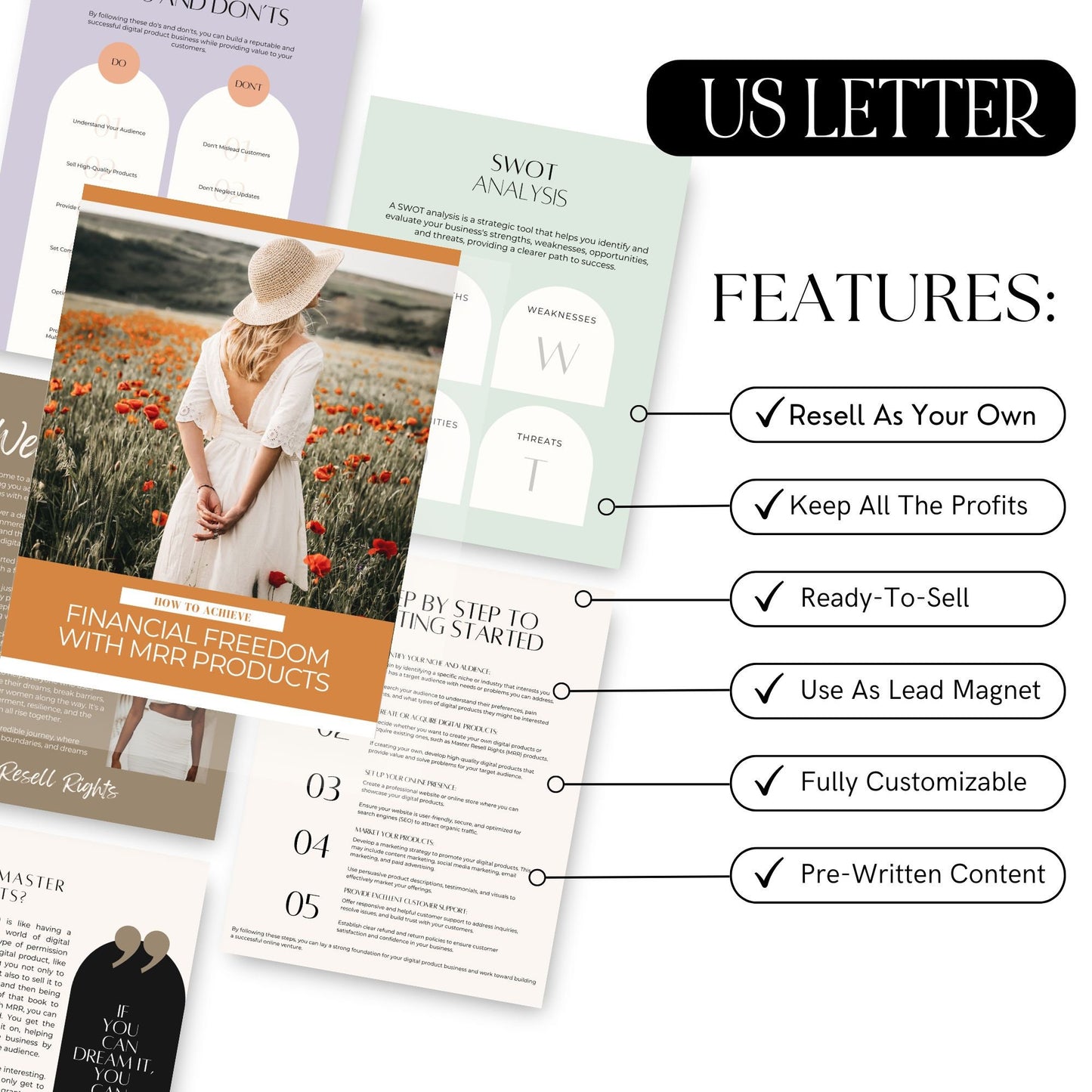 Financial Freedom with Master Resell Rights (MRR) | 39-Page Editable Guide
