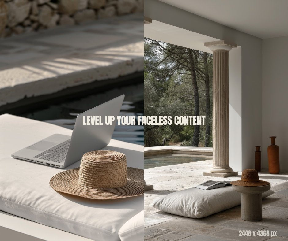 140 AI-Generated Stock Images & Canva Mockup Bundle - Boundless PLR