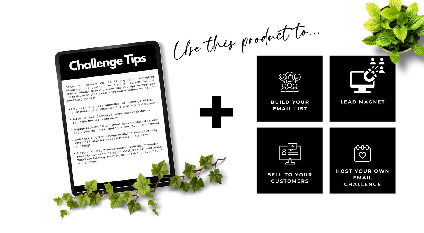 10-Day Email Marketing Challenge | MRR PLR Products