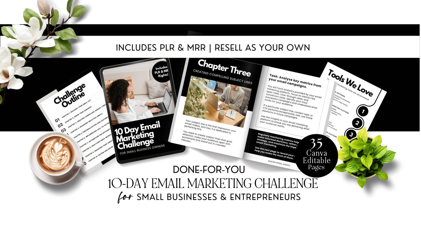10-Day Email Marketing Challenge | MRR PLR Products