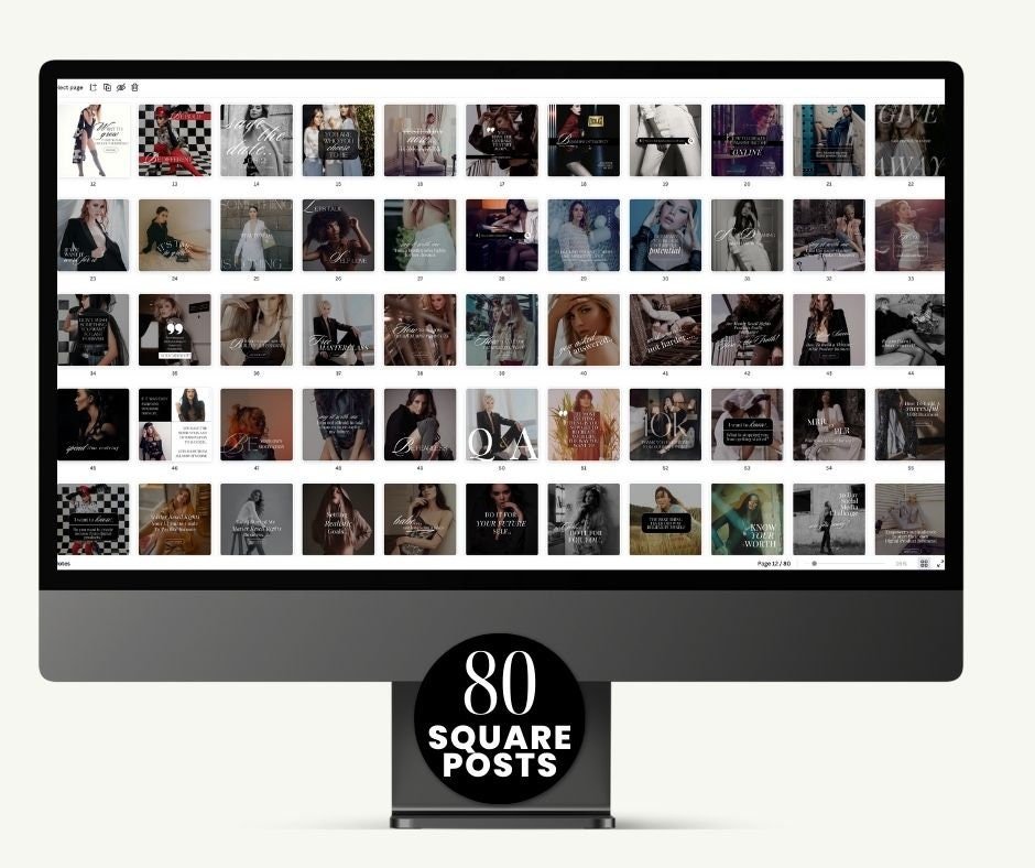 a computer screen with a bunch of pictures on it