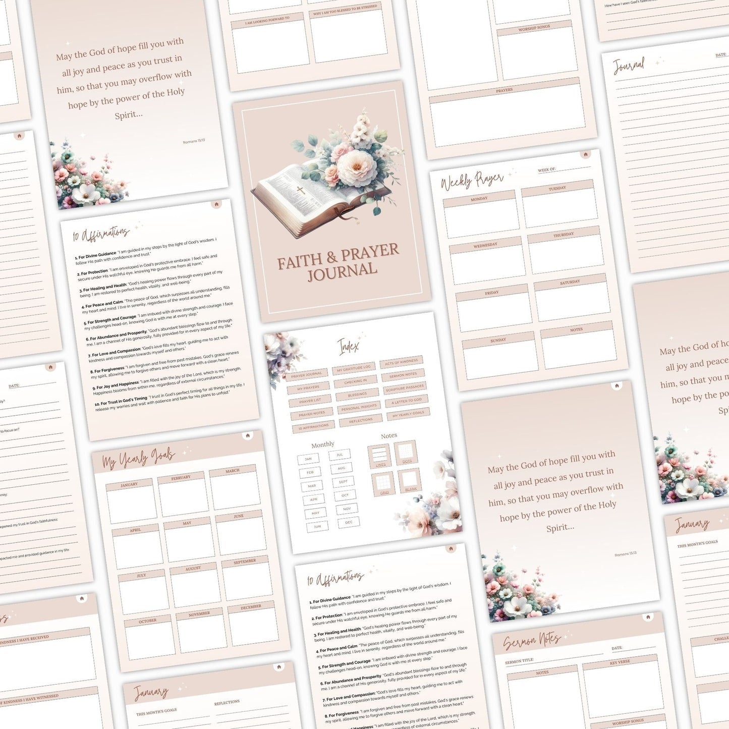 Faith & Prayer Journal with Master Resell Rights (MRR) Boundless PLR