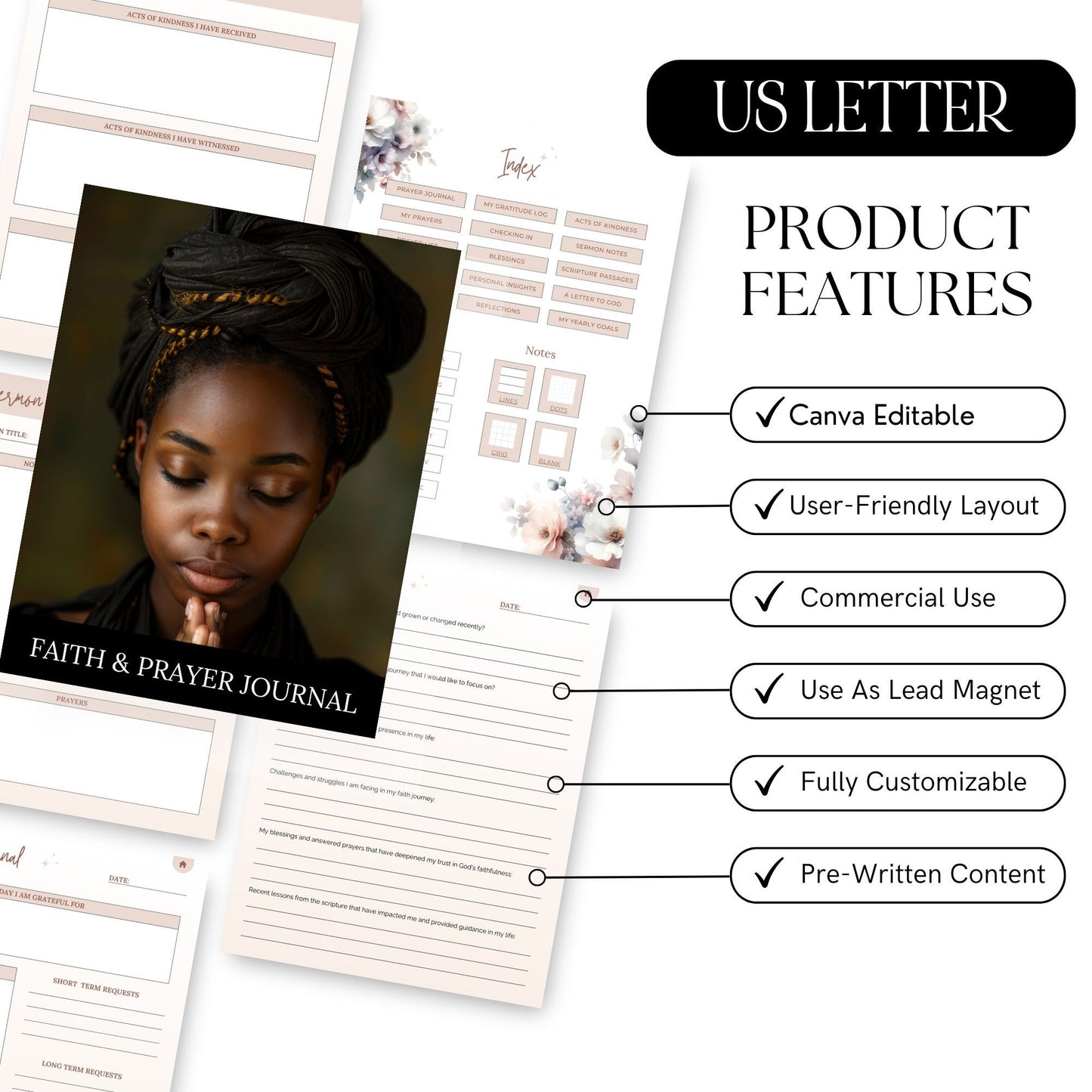 Faith & Prayer Journal with Master Resell Rights (MRR)