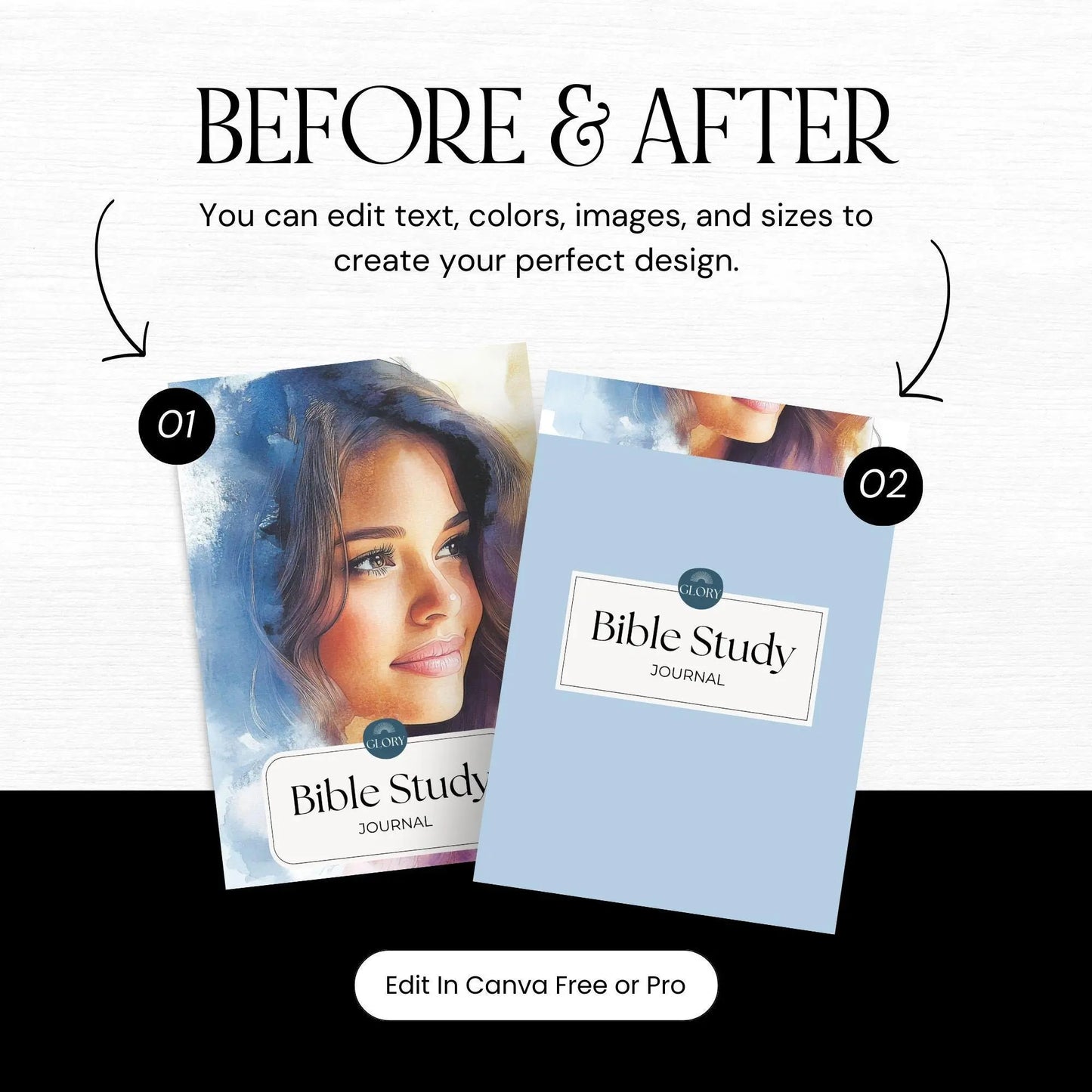 Bible Study Journal with MRR & PLR | Canva Editable Template - Sell On Etsy - Boundless PLR