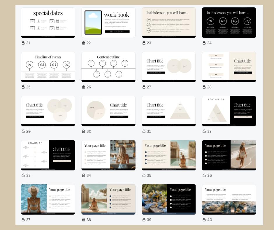 Professional DFY Canva Presentation Template with MRR & PLR - Boundless PLR